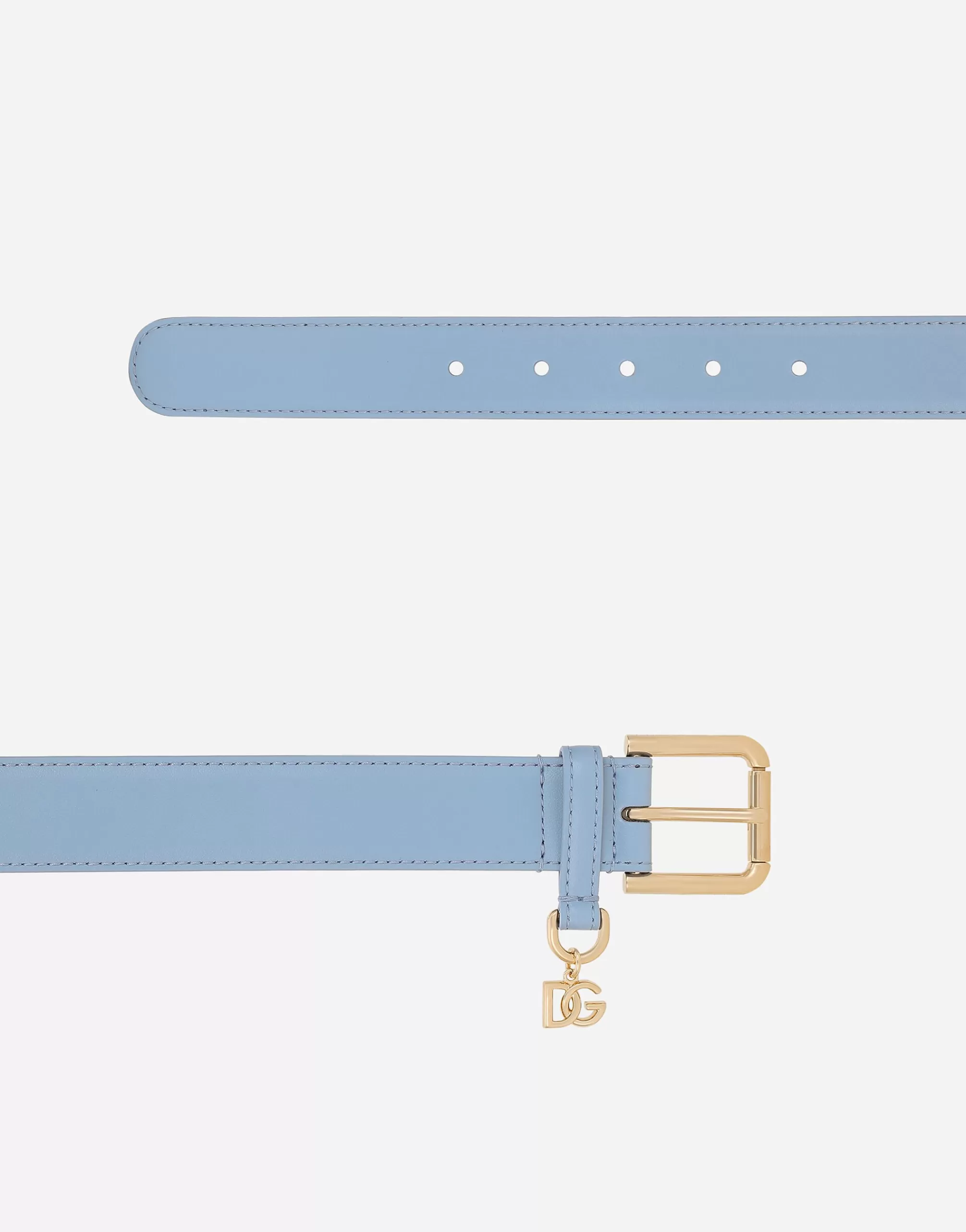 Belts>Dolce&Gabbana DG charm belt Light Blue