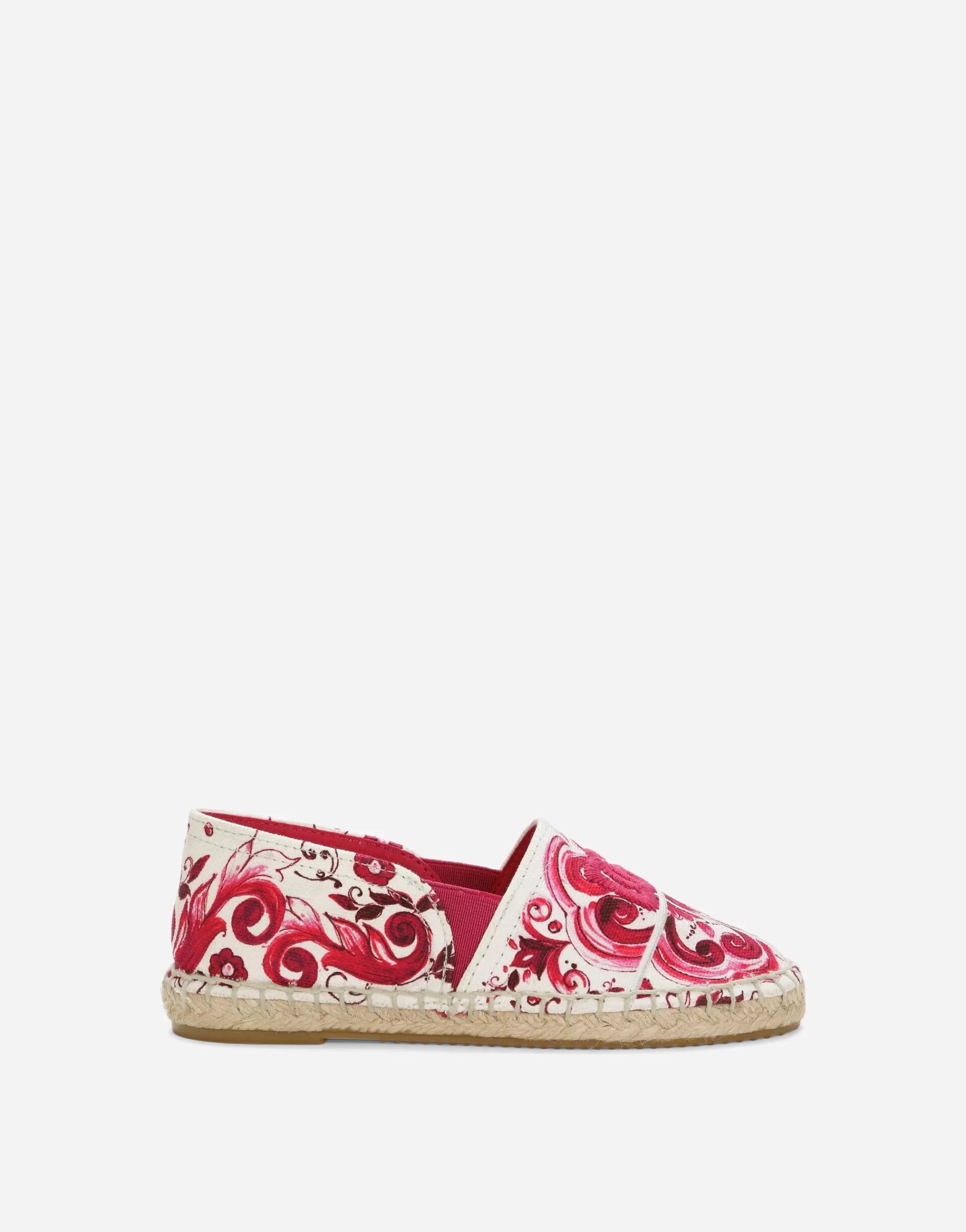 Shoes (24-38)>Dolce&Gabbana Printed canvas espadrilles Multicolor